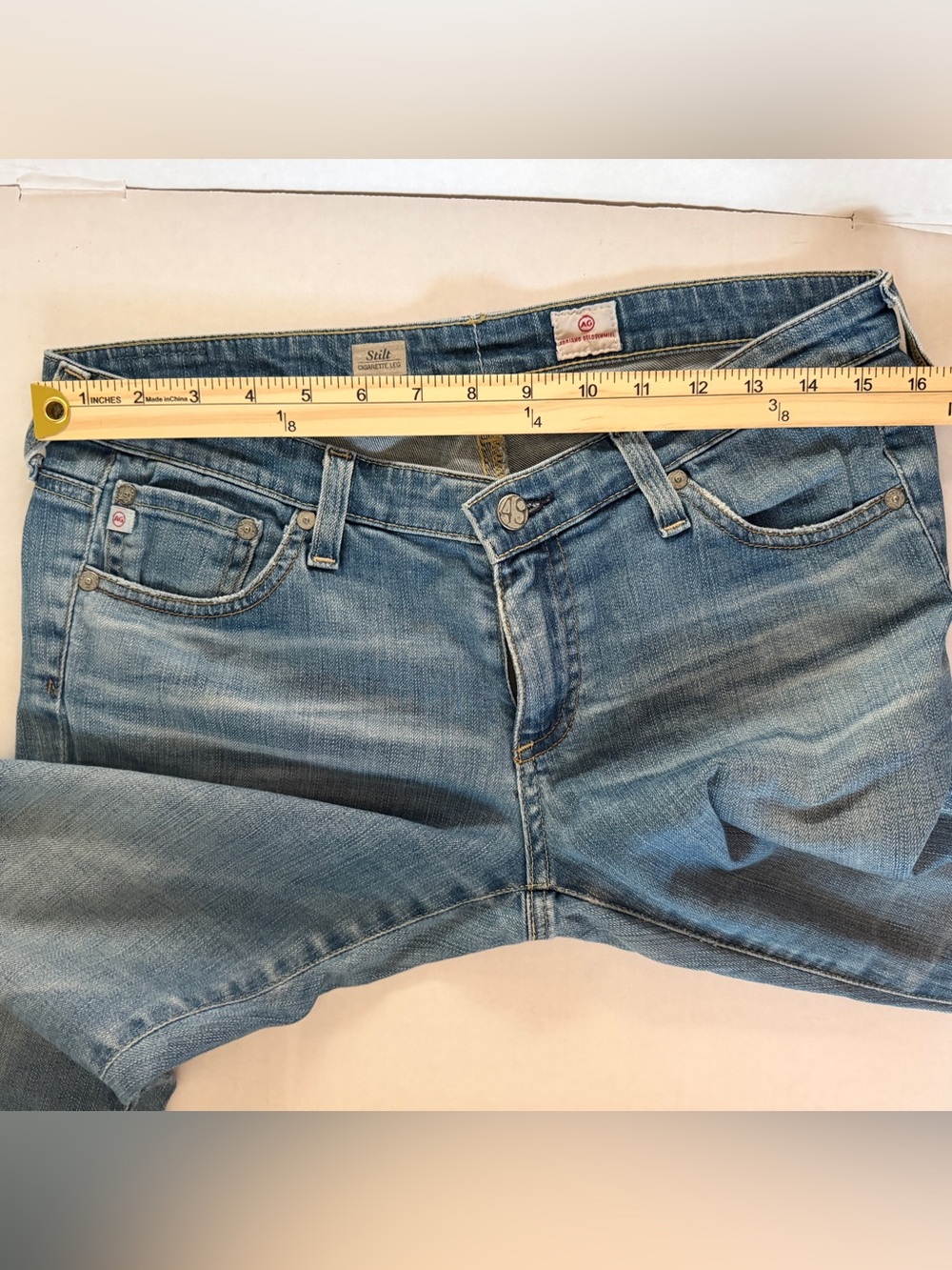 Ag Adriano Goldschmied Jeans Stilt Cigarette Leg Jeans - 29R - Picture 11 of 13